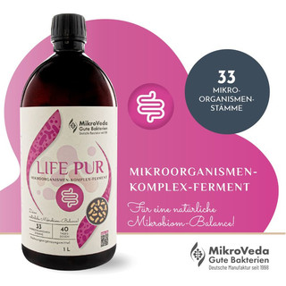 MikroVeda®  LIFE PUR,  Nahrungsergänzungsmittel - Bio Qualität (DE ÖKO 037)