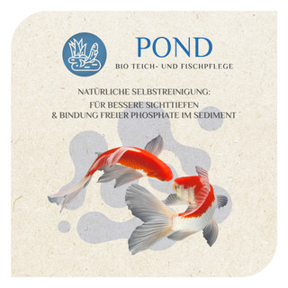 MikroVeda® POND, Teich- und Fischpflege mit Effektiven Mikroorganismen, (DE-ÖKO-037)  5 l Folienkarton